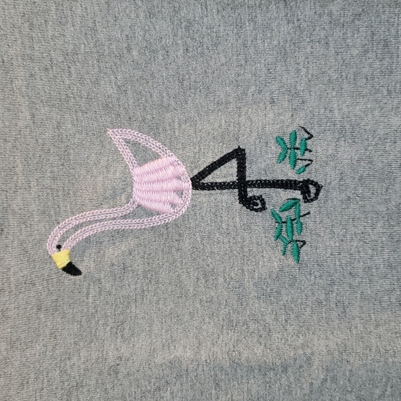 Banana Republic flamingo sweater - Picture 2 of 3